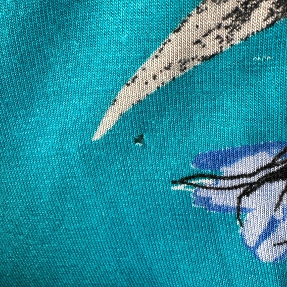 APT.9 Women’s Small Blue Floral Twist Front‎ Blouse Top Short Sleeve Keyhole Tee - Picture 9 of 9